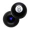Магічна куля провісник для прийняття рішень Magic Ball 8 Ball діаметр 10 см чорна оригінальний подарунок