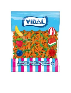 Жувальний мармелад Vidal Морква (Carrots) — 1 кг у фірмовому мега-пакованні