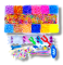 2 ярусний набір резинок для плетіння браслетів Fashion loom bands set 12000 резинок з аксесуарами