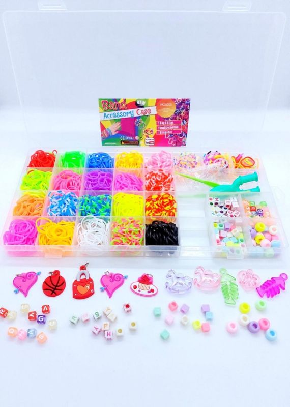 Набір резинок для плетіння Loom Bands 1200 шт. (23 кольори)