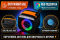 Портативна бездротова Bluetooth колонка X922 з круговою RGB підсвіткою, активним заднім сабвуфером та Type-C (5W, 1200mAh, AUX, USB, MicroSD)