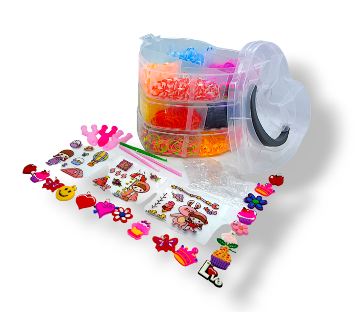 Набір резинок для плетіння Loom Bands 4000 шт. «Серце»