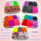 Набір резинок для плетіння браслетів Fashion loom bands set 15000 шт великий 5-ярусний набір для творчості
