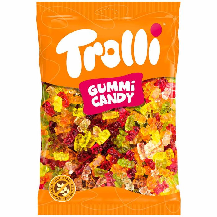 Жувальний мармелад Trolli Bears (Ведмедики) — 1 кг у фірмовому мега-пакованні